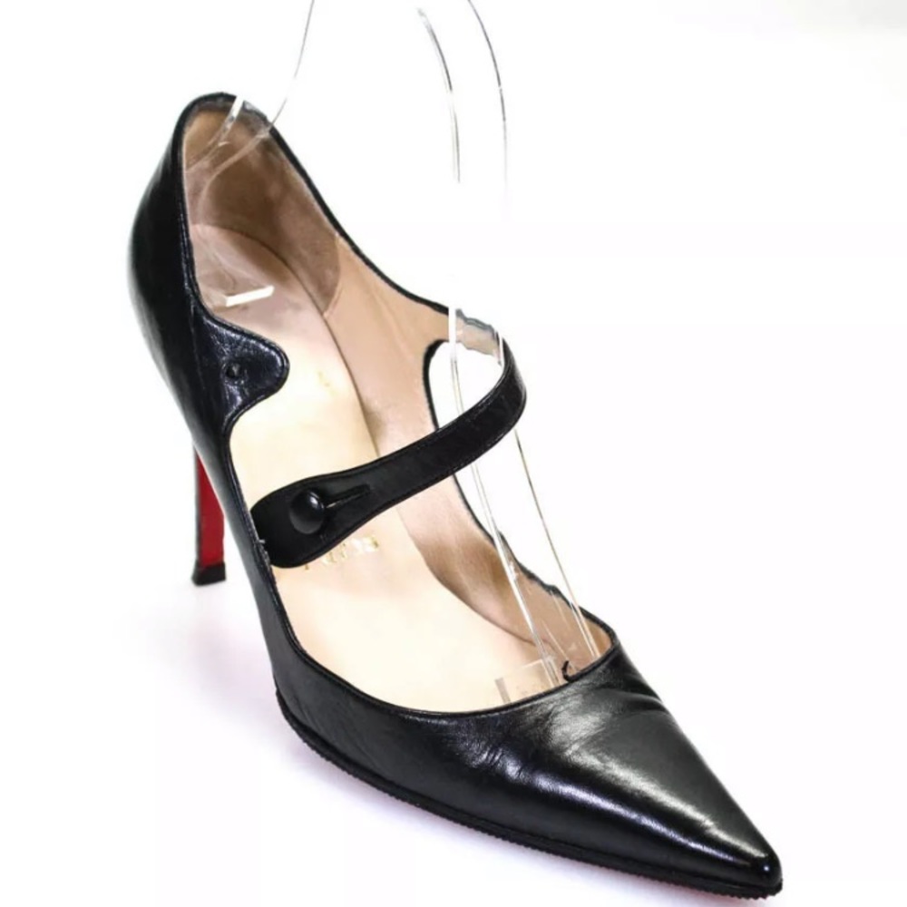 Christian Louboutin Black Stilettos Size 35.5